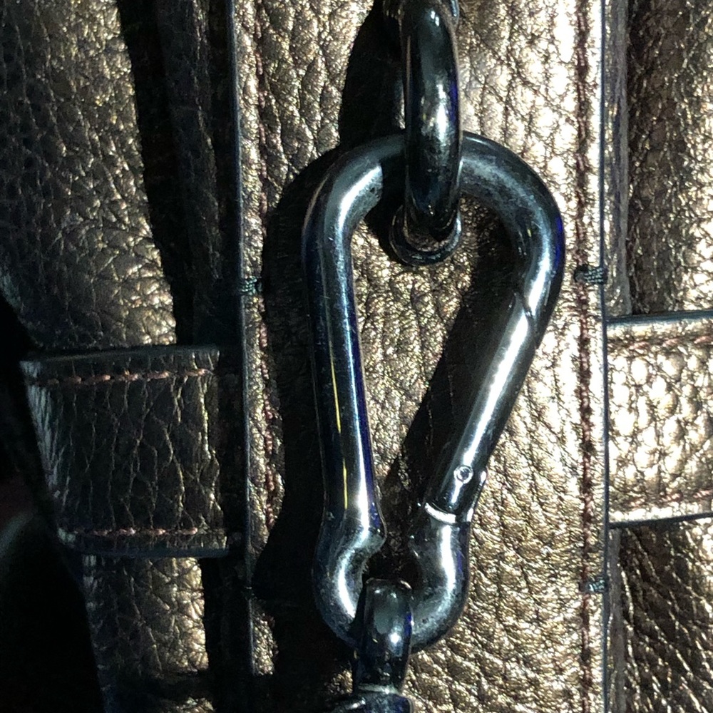 Coach Swagger 27 34816 Dark Bronze MSRP 450.00 Very Good Cond 100% Authentic - Picture 14 of 15